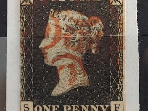 G.B. #1 Fine Used 1840 1d Black