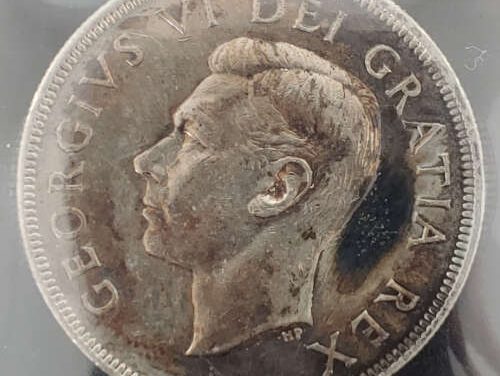 Canada ICCS EF40 1948 Key Date Silver Dollar