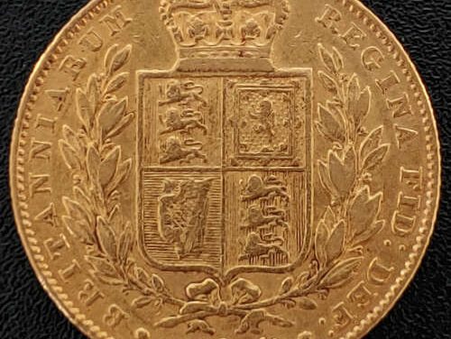 G.B./Colonial Canada Fine 1839 scarce date Gold Sovereign, lt scratch