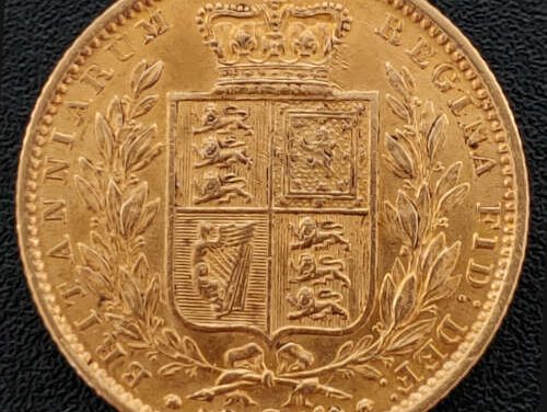 G.B./Colonial Canada XF 1850 Victoria Gold Sovereign, trifle rim nicks