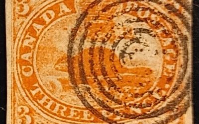 Canada #1 VF Used 1851 3d Beaver $1600