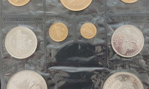 Haiti Proof 1973 9-coin Gold and Silver Set, 1250 minted .9238oz AGW