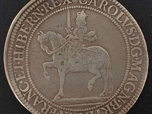 Scotland 1625-1649 Charles I Stuart Silver 60 Shillings, Briot’s issue