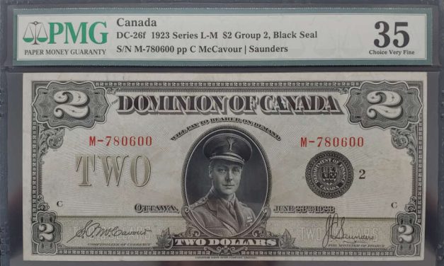 Dominion of Canada #DC26f PMG Choice VF35 1923 $2