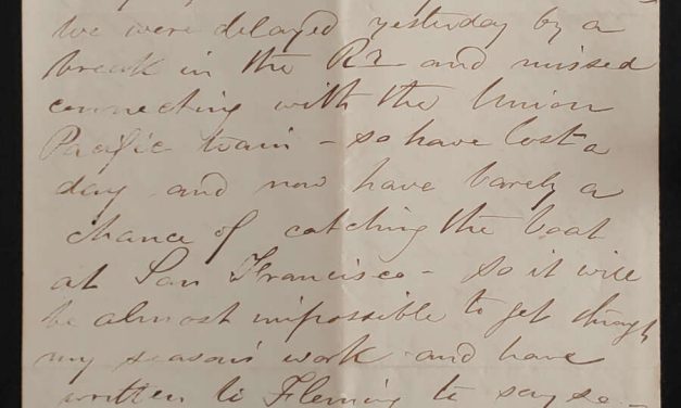 Incendiary 30 Apr 1875 Omaha, Marcus Smith letter to his wife