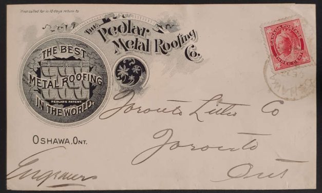 Canada #69 10 Dec 1898 3c Pedlar Roofing Ad Cover, ex V.G. Greene