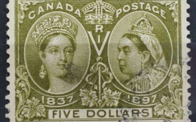 Canada #65 VF Used 1897 $5 Jubilee