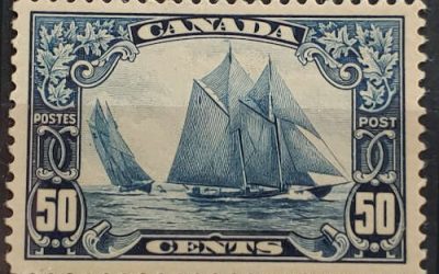 Canada #158 VF Mint 1929 50c Bluenose