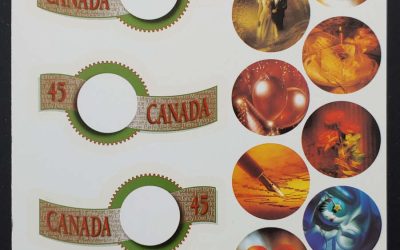 Canada #1601b VFNH 1996 45c Imperforate Pane (4)