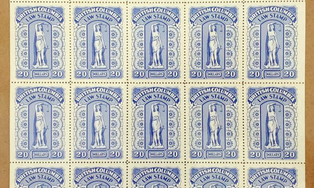 Canada #BCL58a VFNH 1958/70 $20 Pl. Sheet with 2-0 Variety