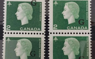 Canada #O47ii VFNH Wide Spacing Variety Pair, ex Bileski