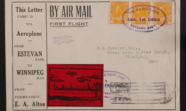 Canada #CLP5 1 Oct 1924 $1.03 1st Day First Flight Cover