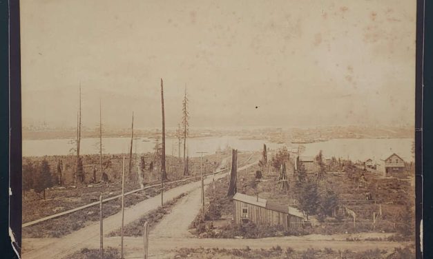 C.S. Bailey & Co. circa 1888/90 Vancouver from the S. 9×8 photo