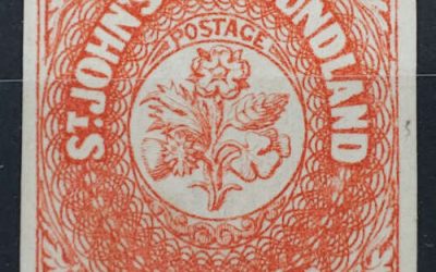 Newfoundland #7 VF Unused 1857 6.5d Pence