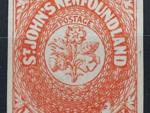 Newfoundland #7 VF Unused 1857 6.5d Pence