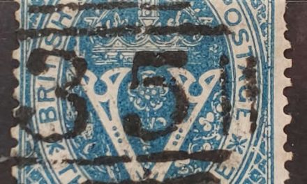 British Columbia #7 Fine Victoria numeral Used 1867 3d