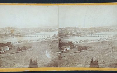 Cordova Street Vancouver, B.C. 1900 Underwood Stereoview Card