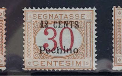 Italy Offices in China #J6-8 Mint 1918 Postage Due trio