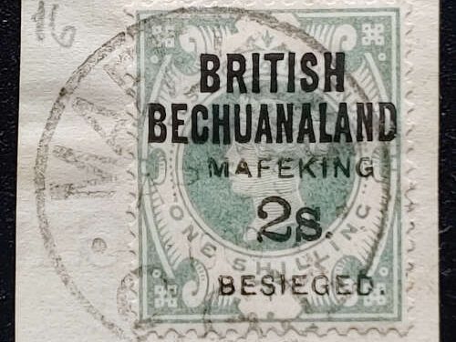 Cape of Good Hope #177 Used 2/- Mafeking Siege on piece