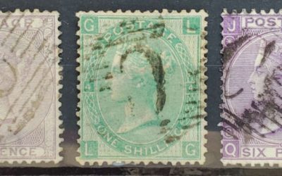 G.B. #27, 48, 51 Constantinople Used 1856/69 trio
