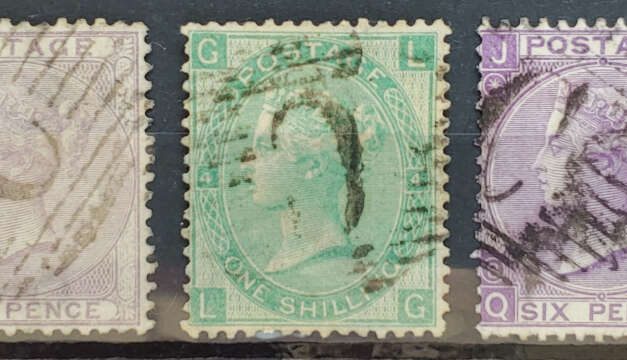 G.B. #27, 48, 51 Constantinople Used 1856/69 trio