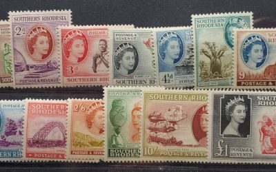 Southern Rhodesia #81-94 Mint 1953 QEII Set (14)