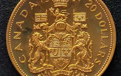 Canada Specimen 1967 Centennial $20 Gold .529oz AGW