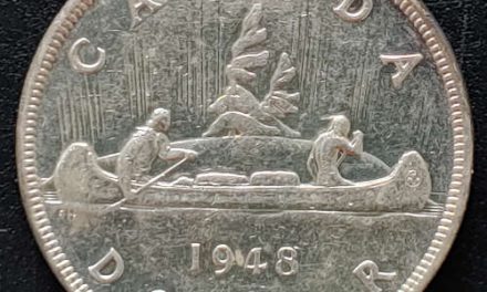 Canada XF 1948 George VI key date Voyageur Silver Dollar $2000
