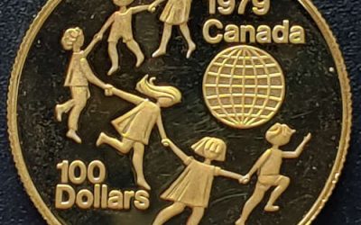 Canada Proof 1979 Year of the Child QEII 1/2oz $100 Gold