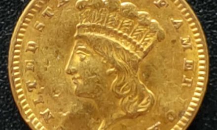 U.S.A. VF 1857 Indian Princess Gold $1, .04837oz AGW