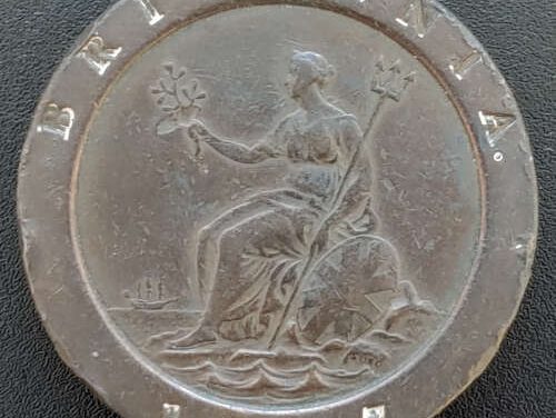 G.B. F/VF 1797 George III Cartwheel 2 Pence