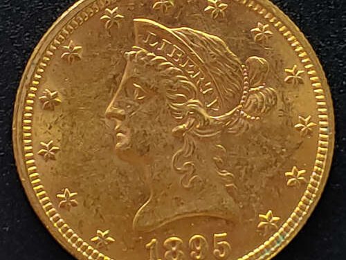 U.S.A./Colonial Canada XF 1895 $10 Gold Eagle .48375oz AGW