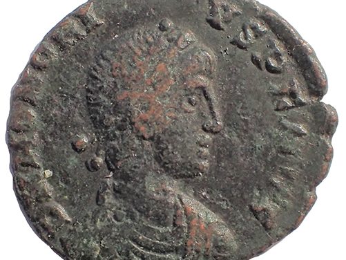Honorius 393-423 AD 1.7gm AE18 Follis