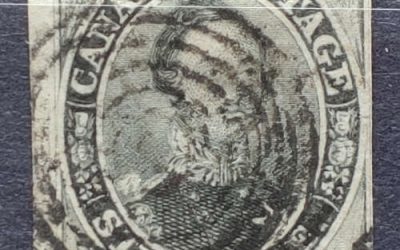 Canada #5 Fine Used 1855 6d Albert