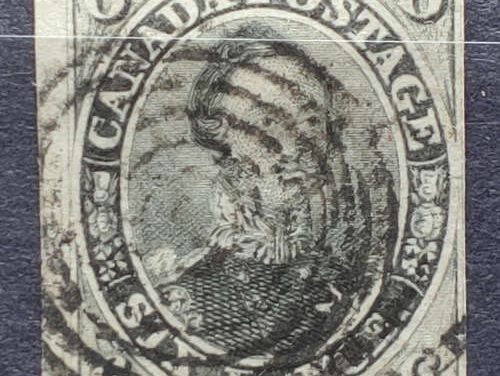 Canada #5 Fine Used 1855 6d Albert