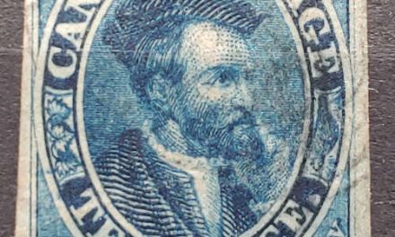 Canada #7 Fine+ Used 1855 10d Cartier