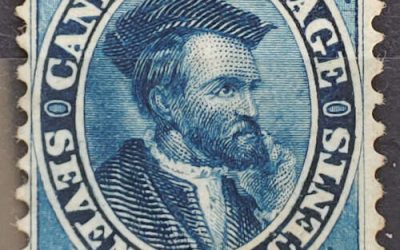 Canada #19 gen Fine Unused 1859 17c Jacques Cartier