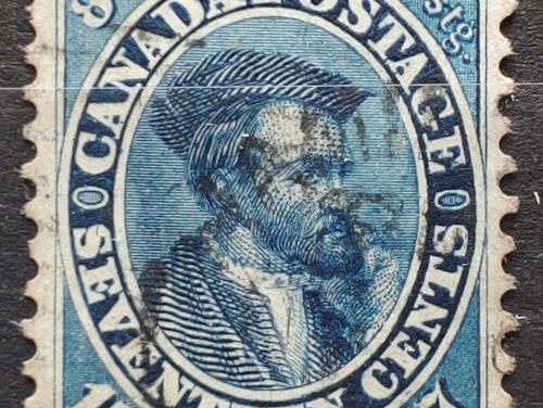Canada #19 VF Used 1859/64 17c shade cc