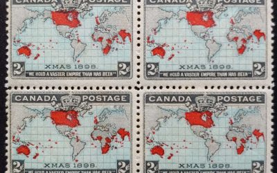 Canada #86 Fine Never Hinged 1898 2c Map Block