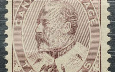 Canada #93 F/VF Mint lightly hinged 1903 10c Edward VII shade