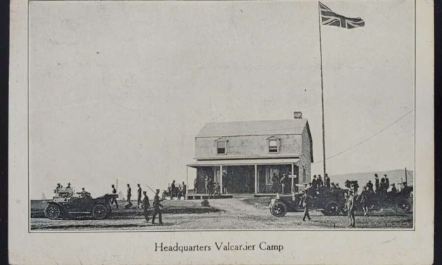 Valcartier Camp Headquarters 29 Mar 1915 1c Admiral Postcard