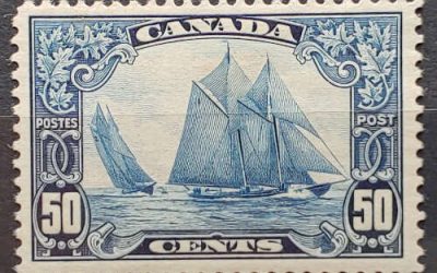 Canada #158 VF Mint 1929 50c Bluenose