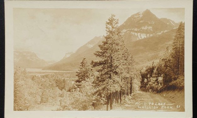 Canada #218 1935 2c Waterton Park RPPC to U.S.