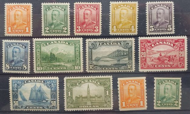 Canada #149-161 Never Hinged 1928/29 Scroll Set (13)