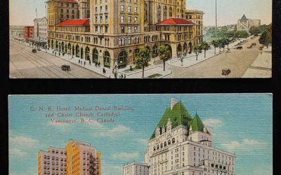 Hotel Vancouver 1925/1937 Used Postcard duo