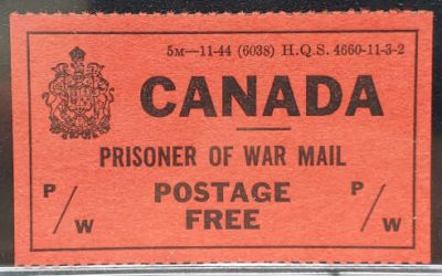Canada #PWF4 VFNH 1943/46 P.O.W. Free Frank