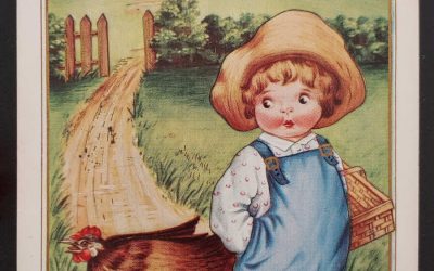 View Hill, B.C. RF E-3 3 Apr 1915 1c U.S. Easter Postcard