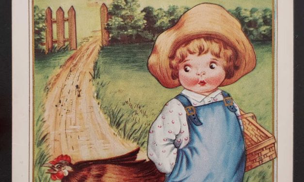 View Hill, B.C. RF E-3 3 Apr 1915 1c U.S. Easter Postcard