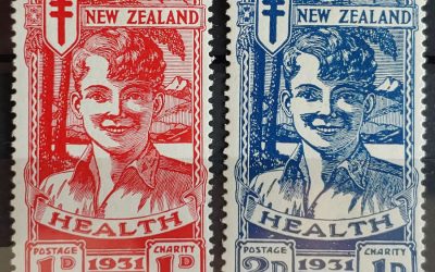 N.Z. #B3-4 Fine+ Mint 1931 Laughing Boy Semipostal Set (2)