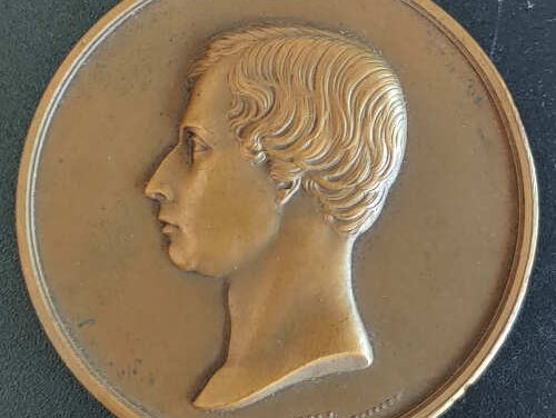 Canada Unc 1860 Edward Prince of Wales 60gm Bronze School Prize Medal